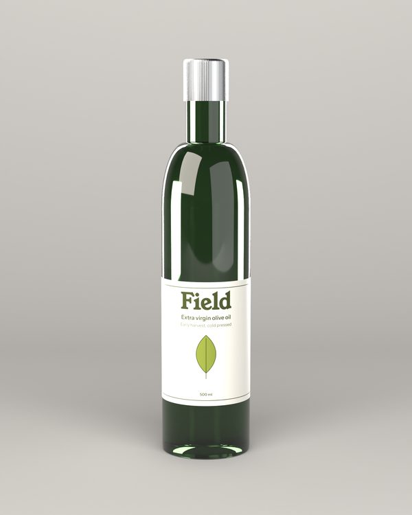 Field olive oil packaging