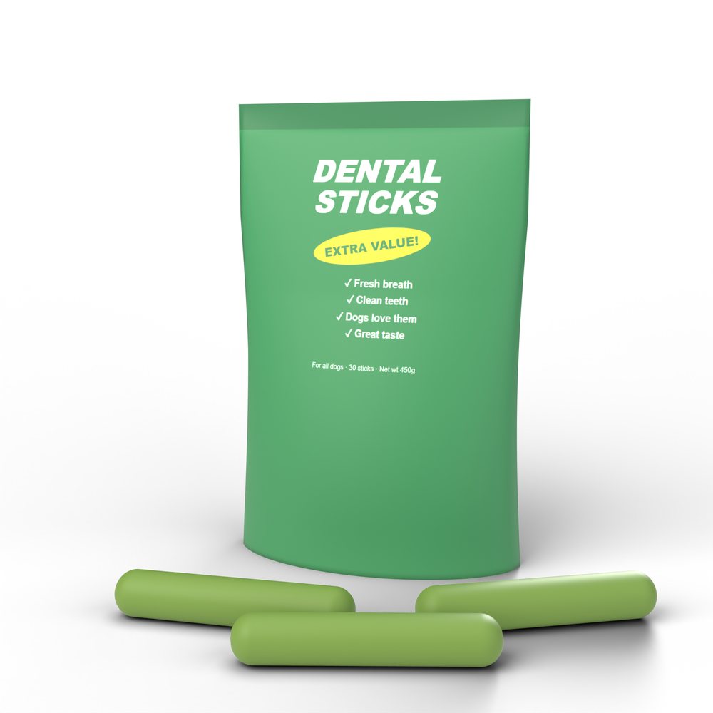 Typical: green pack and plain sticks